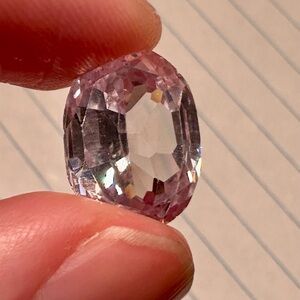 16.40 ct., White Cushion Cut Zircon
